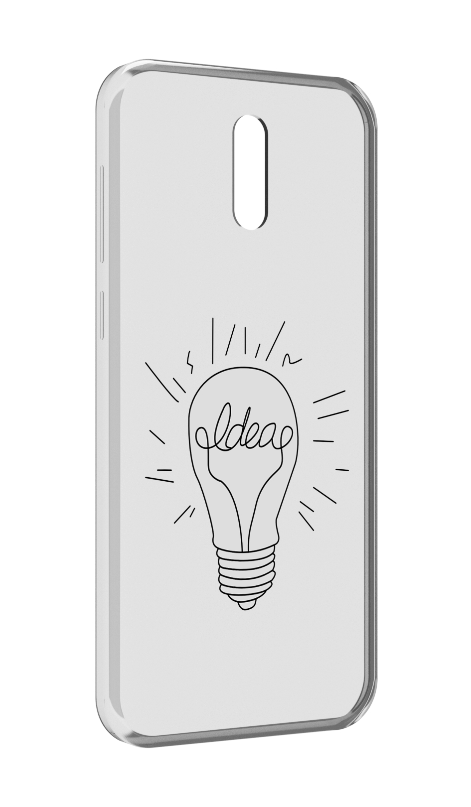 

Чехол MyPads лампочка-с-идеей для Alcatel 3L (2019), Прозрачный, Tocco