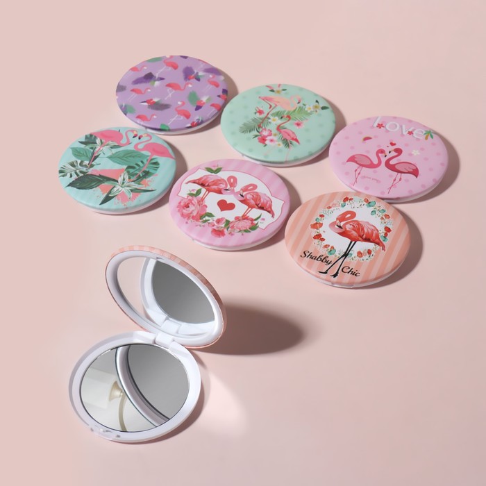 

Зеркало складное Flamingo Love, d 7,5 см, рисунок МИКС, Разноцветный