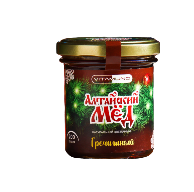 

Мед Vitamuno Алтайский Гречишный ветка 200 г