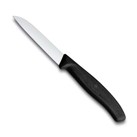 

Нож Victorinox Swiss Classic для очистки овощей, лезвие 8 см, черный KSZ-6.7403