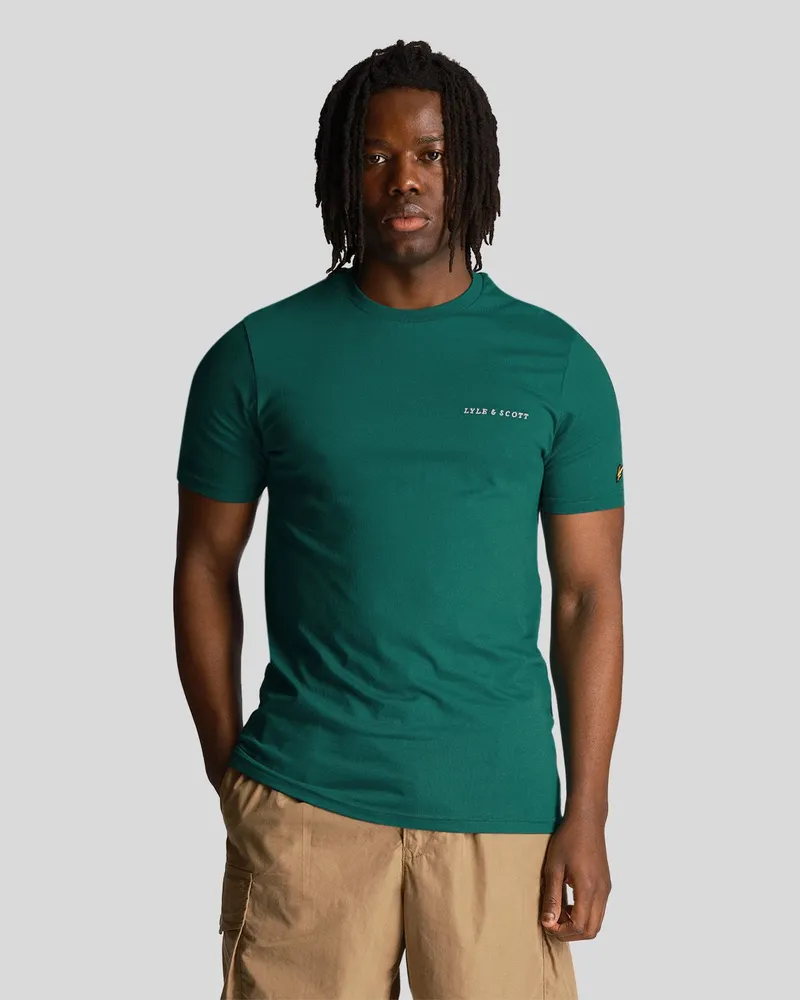 Футболка мужская Lyle&Scott Embroidered T-Shirt зеленая S