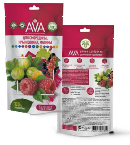 

Удобрение AVA для смородины, крыжовника, малины, 100г