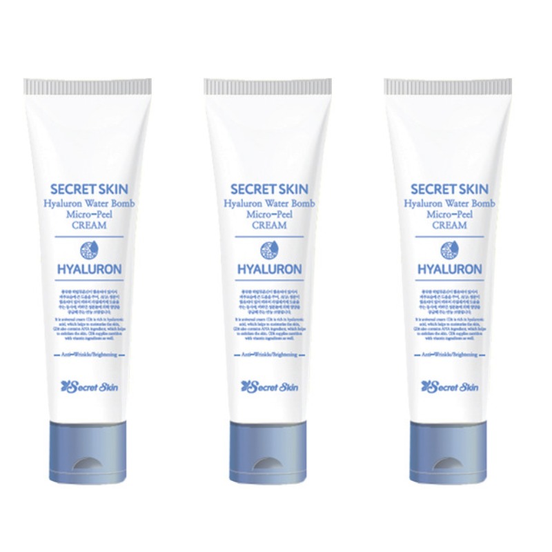 Крем для лица Secret Skin Hyaluron Water Bomb Micro Peel Cream 70 мл 3 шт