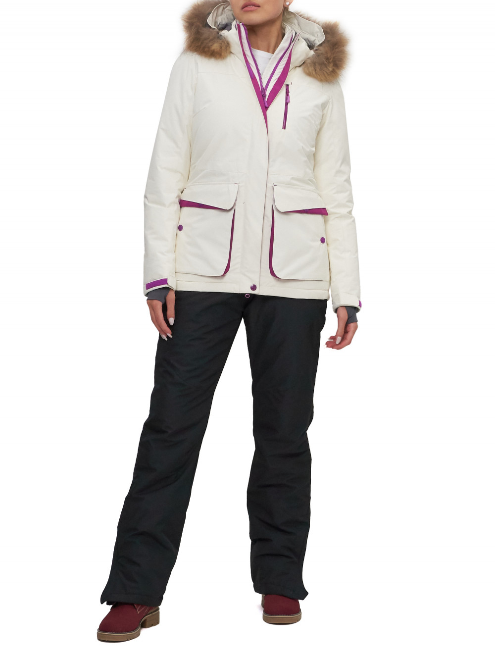 

Спортивная куртка женская SkiingBird AD551777 белая XL, Белый, AD551777