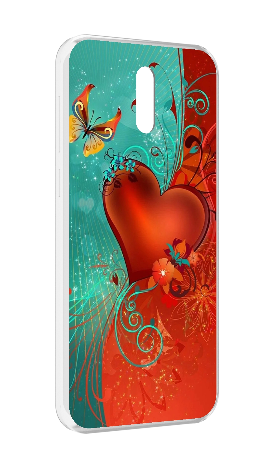 

Чехол MyPads красивые-яркие-сердечки для Alcatel 3L (2019), Прозрачный, Tocco