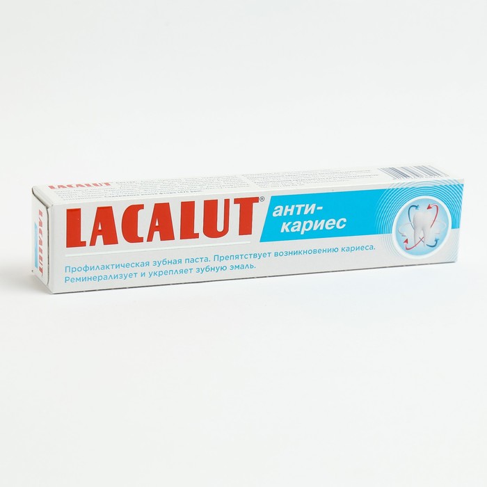 Зубная паста Lacalut Анти-кариес, 75 мл з паста лакалют анти кариес 75мл