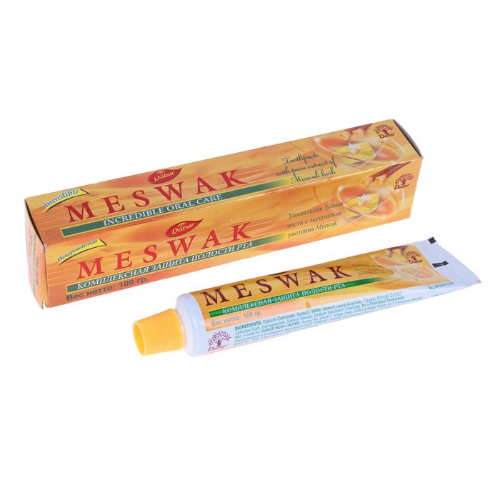 Зубная паста Dabur Meswak, 100 г зубная паста dabur miswak gold 120 50 гр