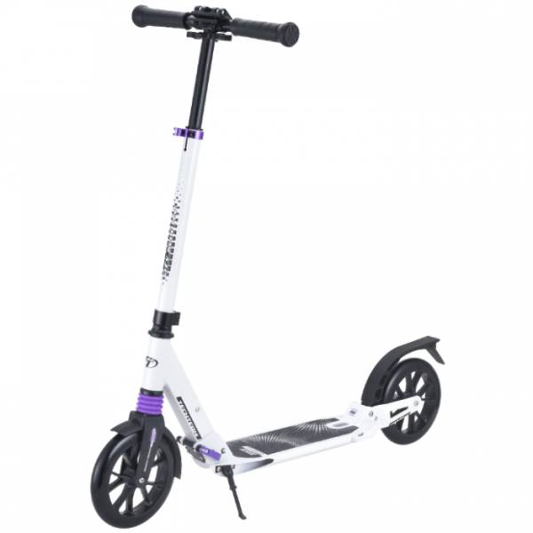 фото Самокат tt городской city scooter (колеса 200/200 мм рама alu) 2 амор. purple tech team