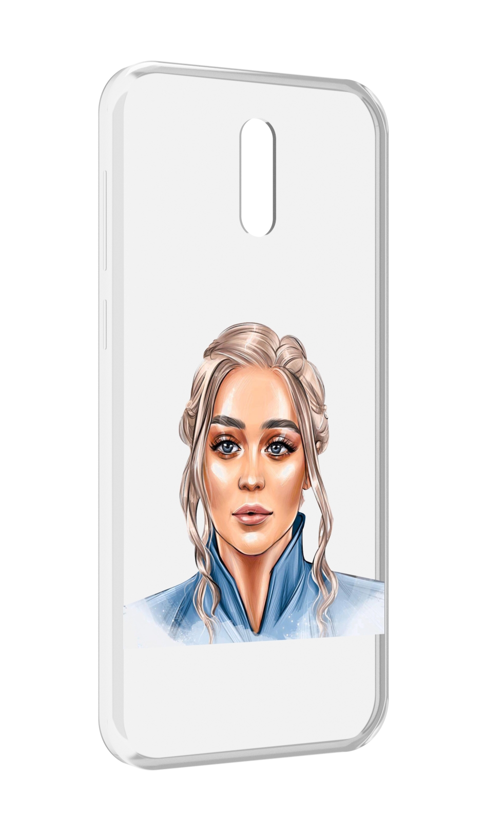 

Чехол MyPads красивая-нарисованная-девушка-блондинка женский для Alcatel 3L (2019), Прозрачный, Tocco