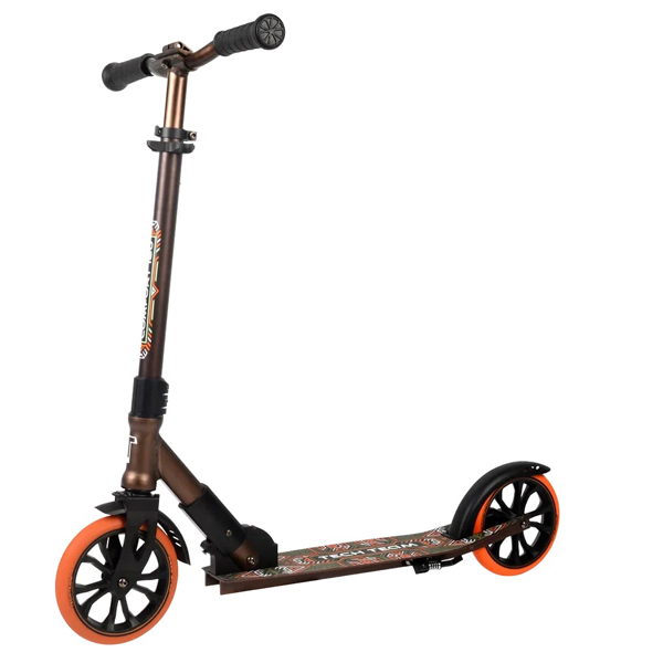 

Самокат TT COMFORT 180R коричнево/оранжевый 1/4, Comfort 180R корич/оранж