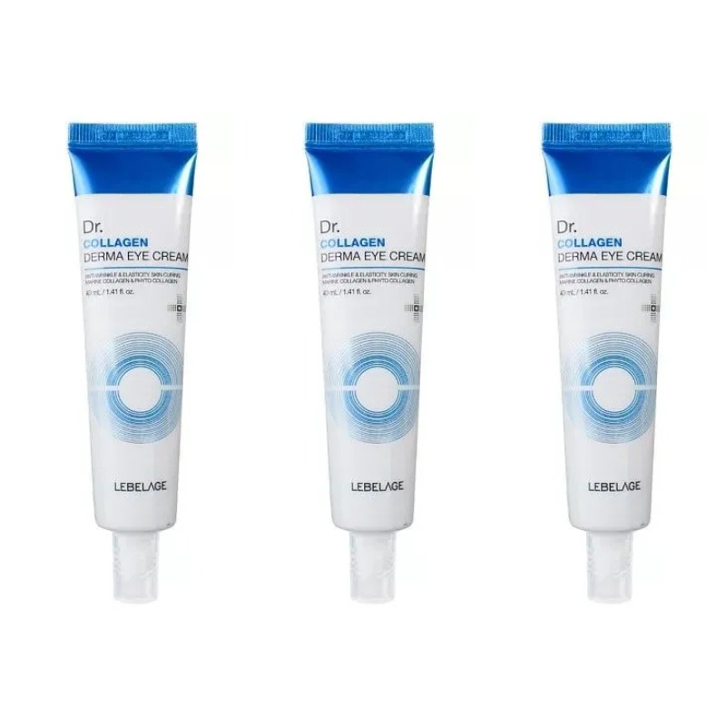 Крем для глаз Lebelage с коллагеном dr collagen derma eye cream 40 мл 3 шт 1269₽