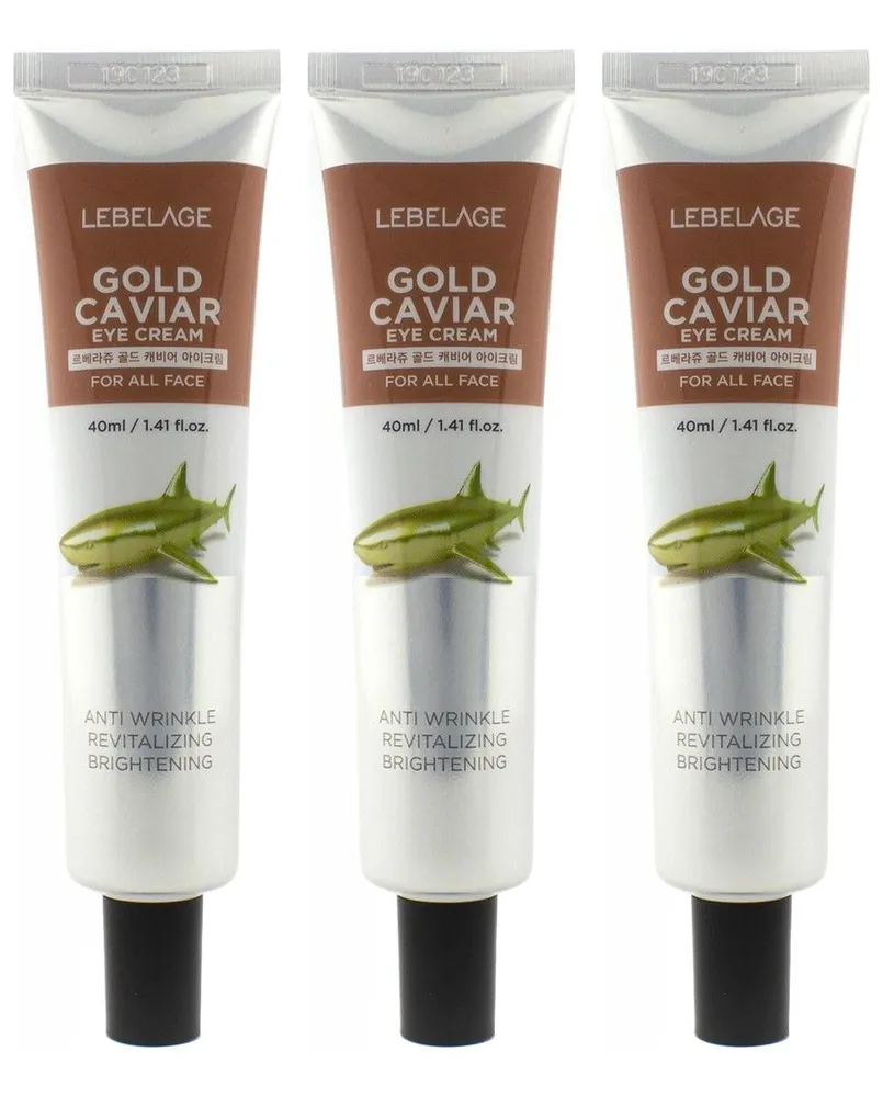 Крем для глаз Lebelage Gold Caviar Eye Cream с золотом и икрой 40 мл 3 шт 1381₽