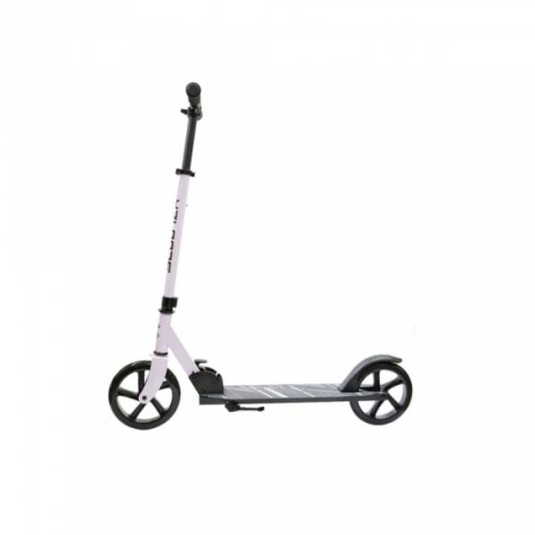 фото Самокат kc взрослый lynx (колеса 200 /200 мм рама alu) высокая платформа складной белый nobrand