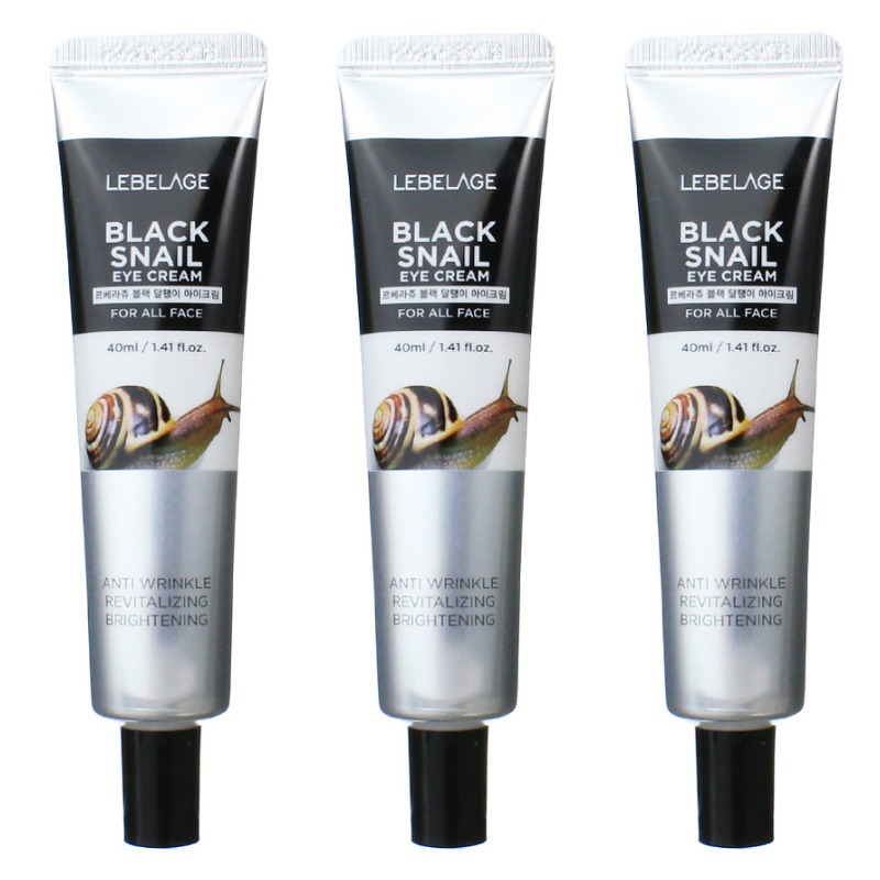 

Крем для глаз Lebelage Black Snail Eye Cream с экстрактом черной улитки 40 мл 3 шт