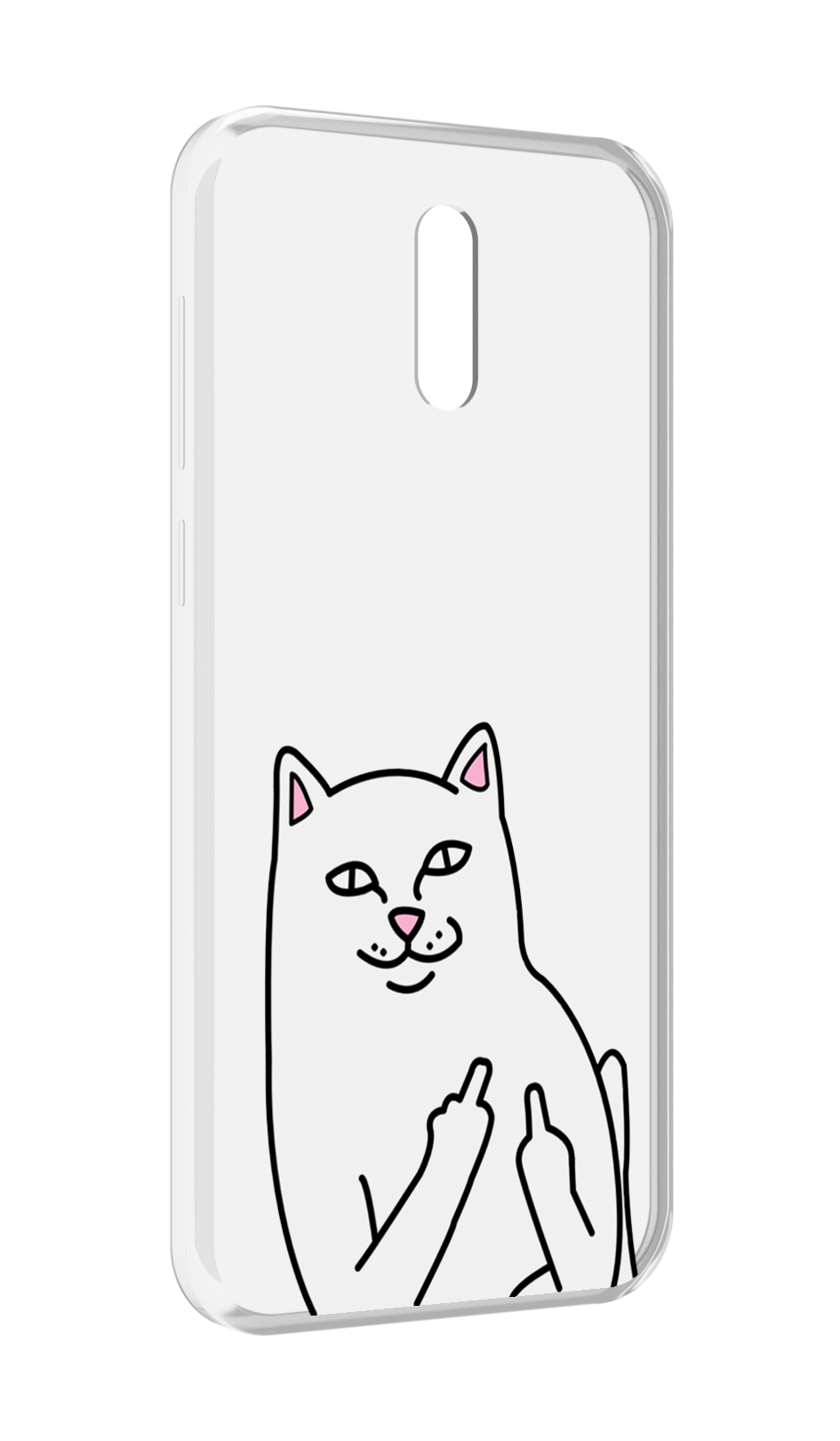 

Чехол MyPads котяра для Alcatel 3L (2019), Прозрачный, Tocco