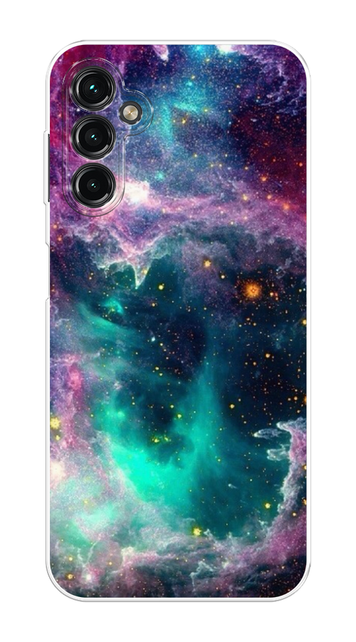 

Чехол на Samsung Galaxy A14 4G "Звездные облака", Розовый;бежевый, 2107950-2