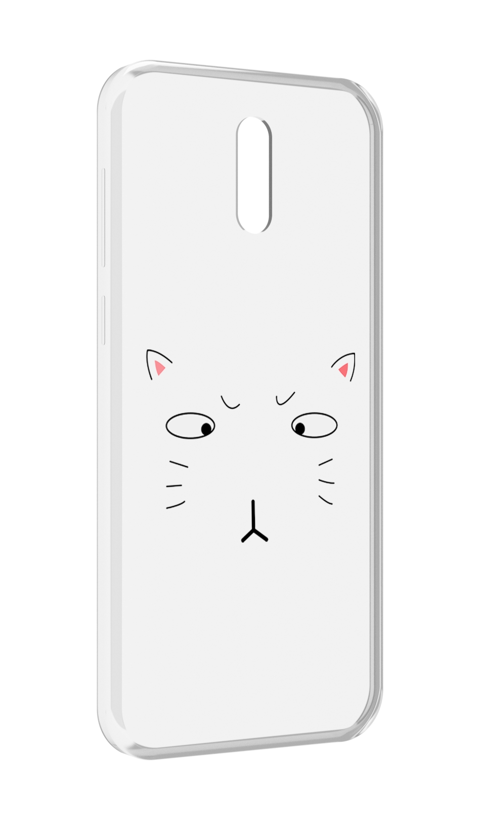 

Чехол MyPads кот-части-лица для Alcatel 3L (2019), Прозрачный, Tocco