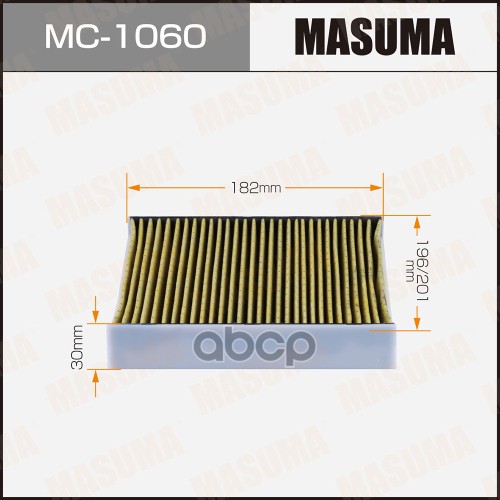 

Фильтр воздушный салона MASUMA MC1060