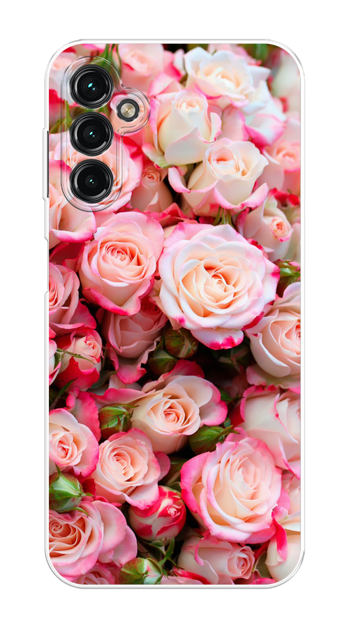 

Чехол на Samsung Galaxy A14 4G "Много роз", Розовый, 2107950-2