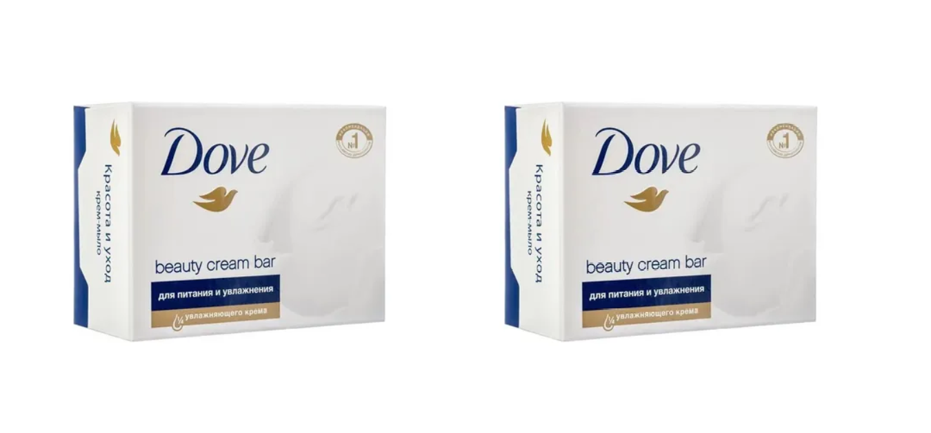 Мыло dove дав крем-мыло красота и уход 90 г 2 шт. ecolatier детское крем мыло мягкий уход 0 250