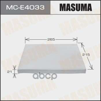 

Фильтр воздушный салона MASUMA MCE4033