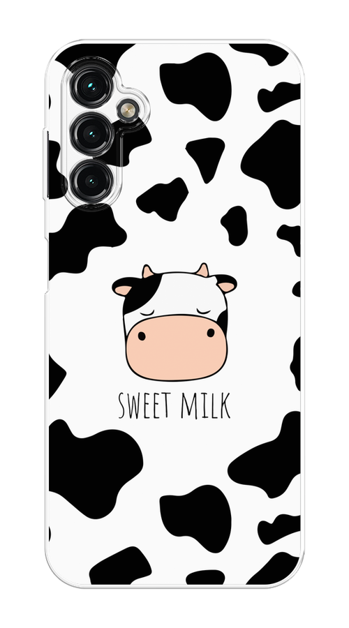 

Чехол на Samsung Galaxy A14 4G "Sweet milk", Розовый;белый;черный, 2107950-1