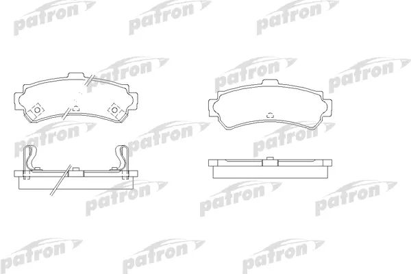 

Тормозные колодки PATRON дисковые PBP1454