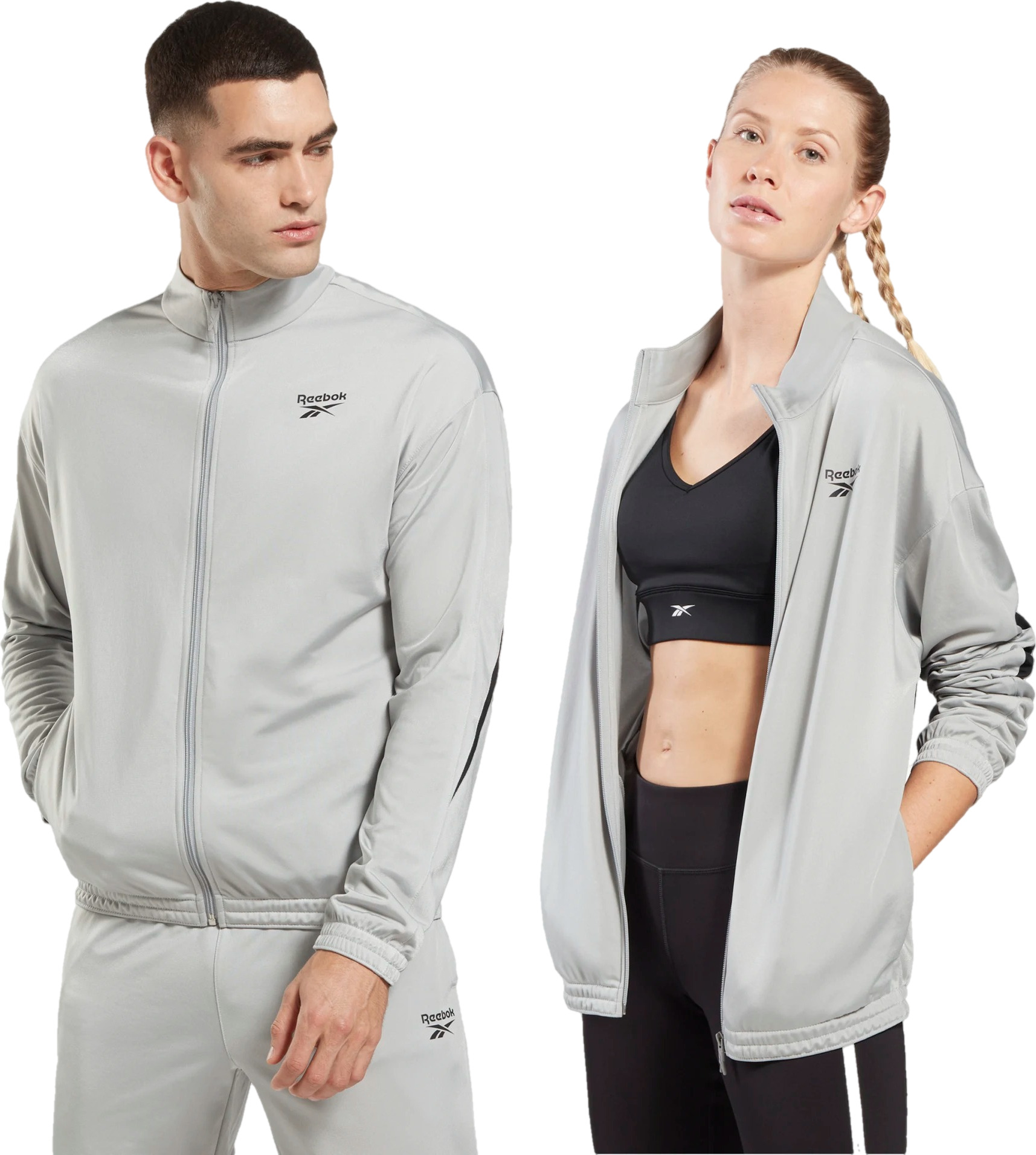 

Олимпийка мужская Reebok Ri Vector Knit Tracktop серая S, Ri Vector Knit Tracktop