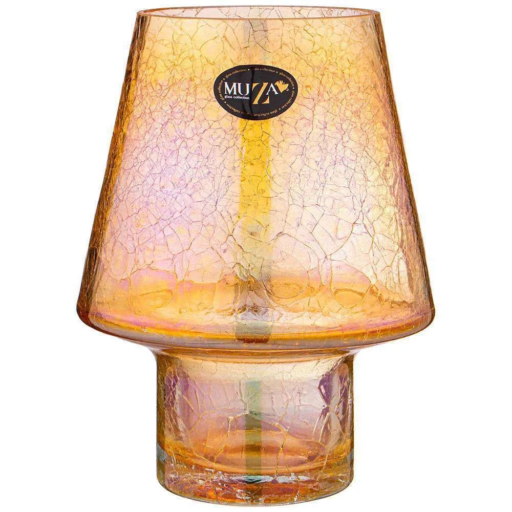 

Ваза gala cracle amber высота 24 см KSG-380-642