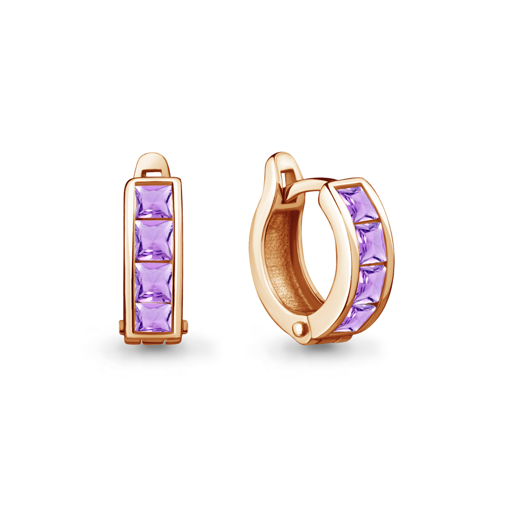 

Серьги из серебра с фианитом Aquamarine 43054Д_925_з, 43054Д_925_з