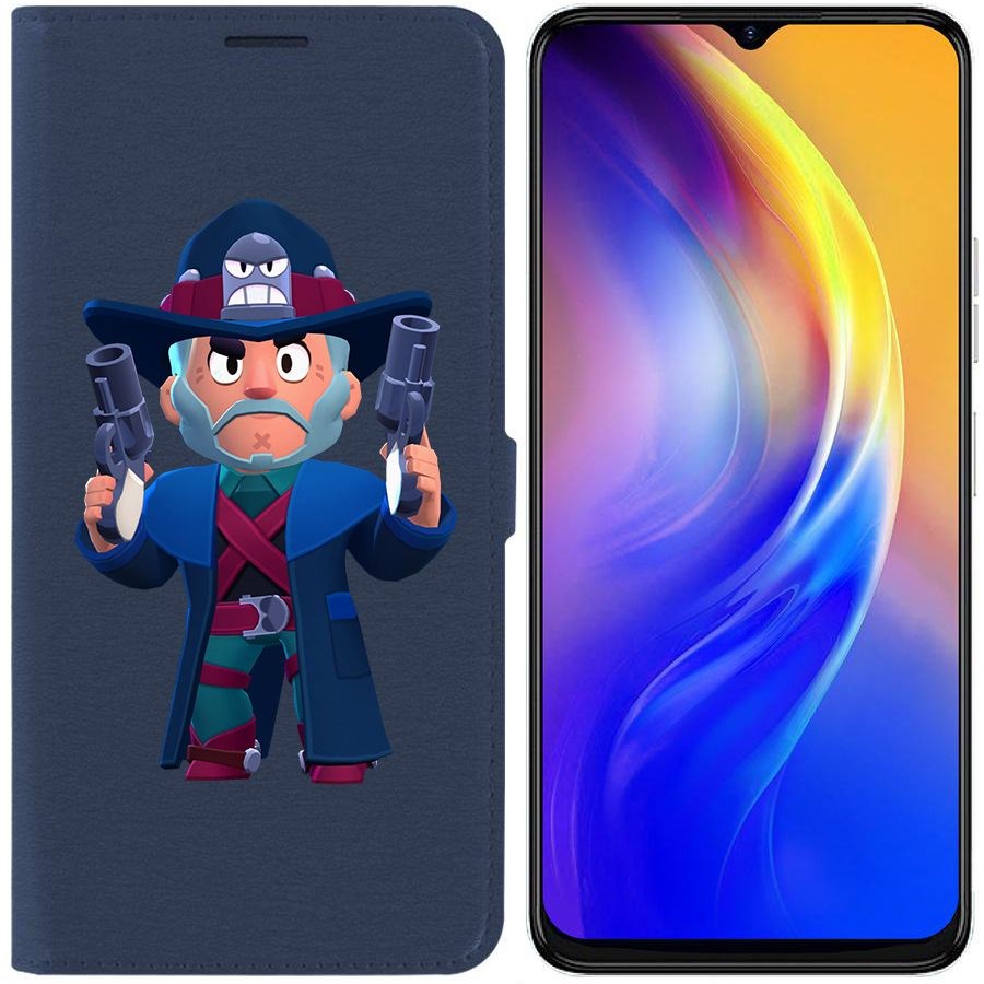 

Чехол-книжка Eco Book для Tecno Spark 10C Brawl Stars-Стрелок Кольт