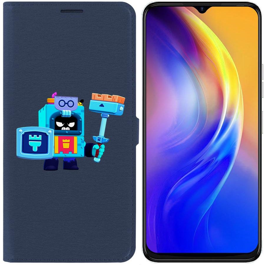 

Чехол-книжка Eco Book для Tecno Spark 10C Brawl Stars-Эш