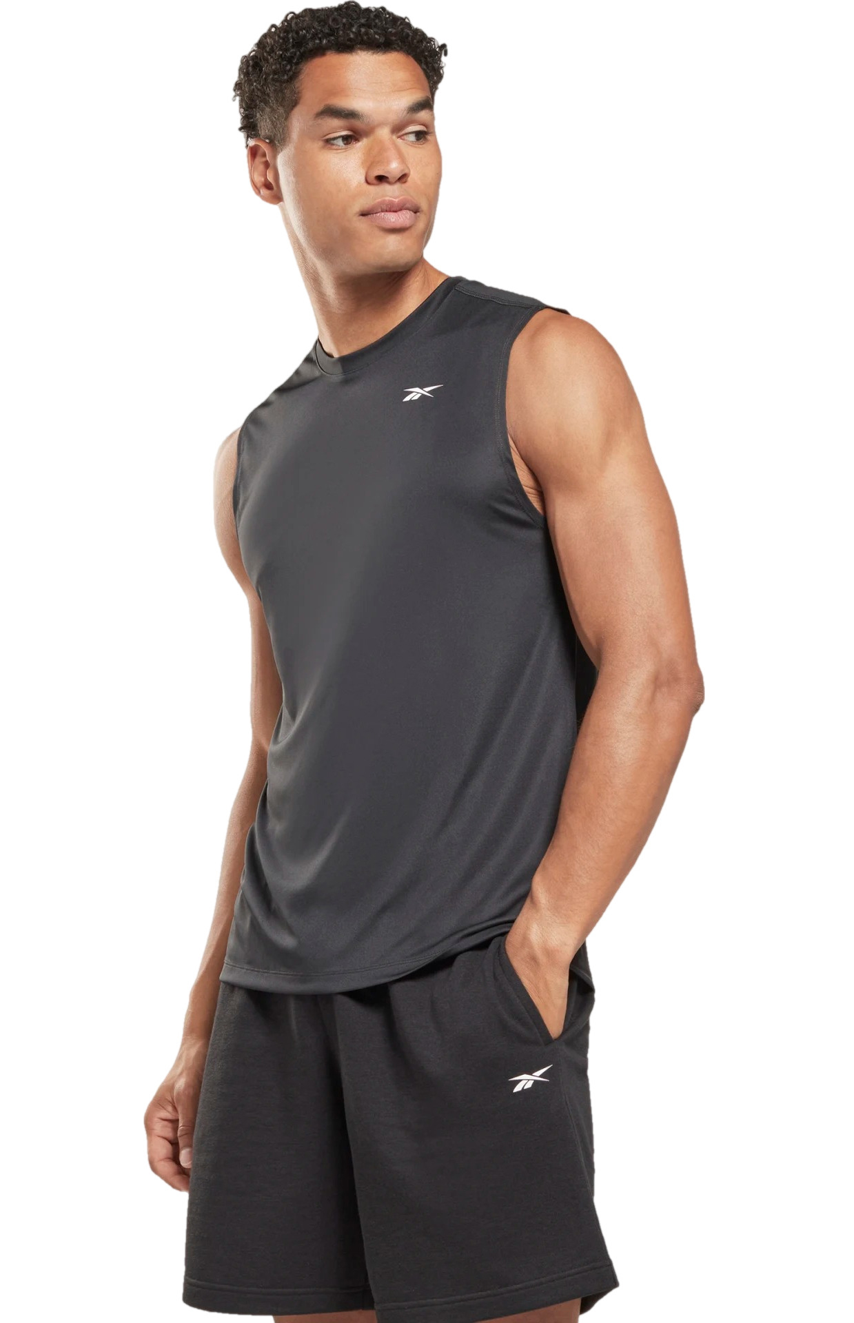

Майка мужская Reebok Train Slvls Tech Tee черная 2XL, Черный, Train Slvls Tech Tee