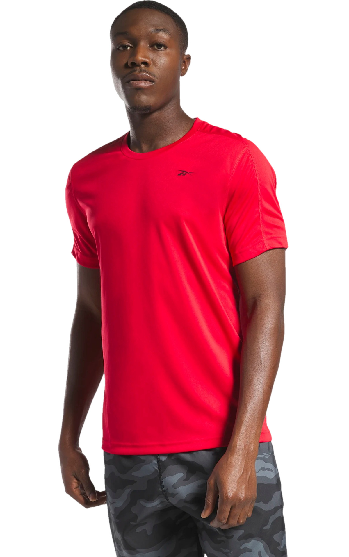 

Футболка мужская Reebok Ss Tech Tee красная S, Ss Tech Tee