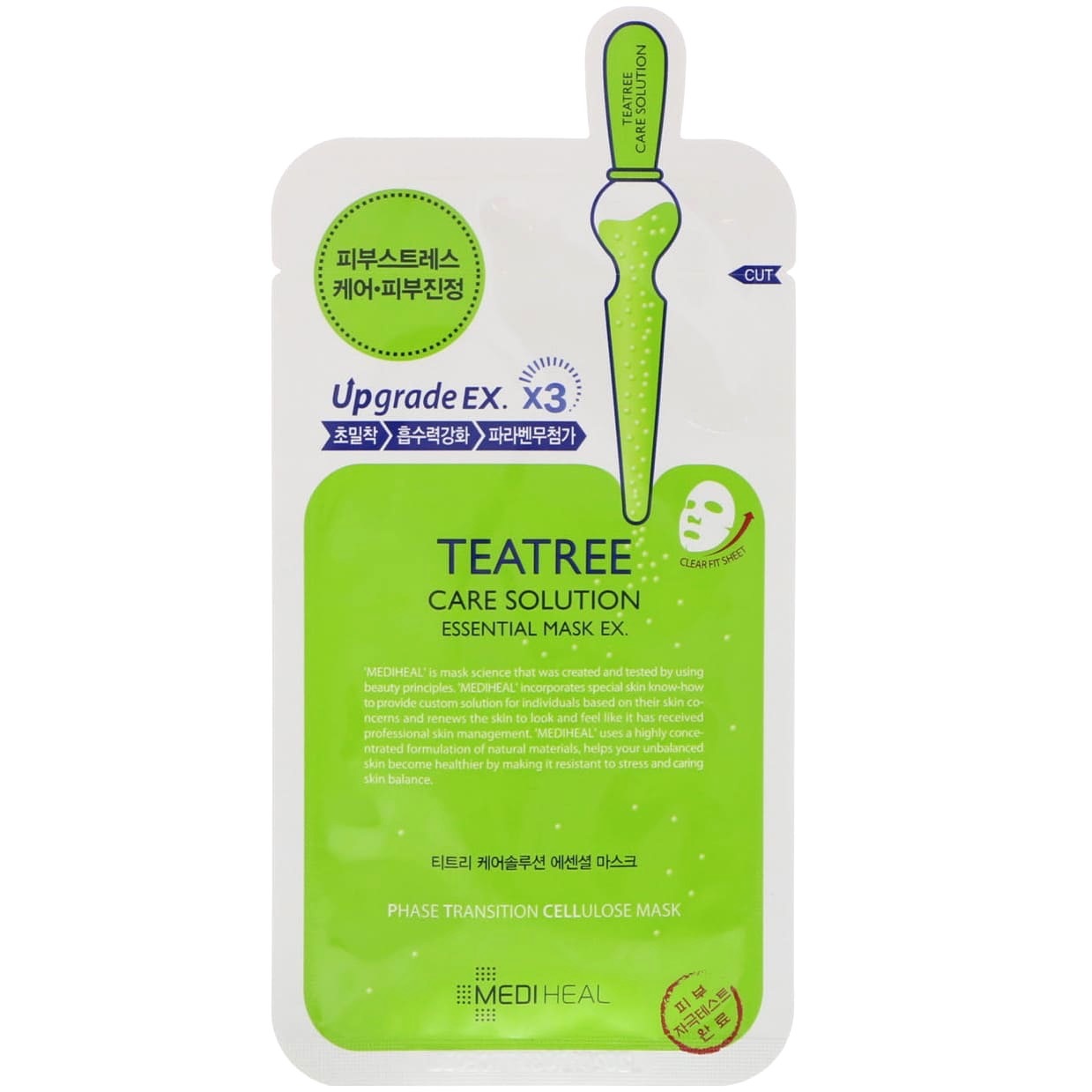

Маска тканевая для лица Mediheal Teatree care solution essential успокаивающая 24 мл