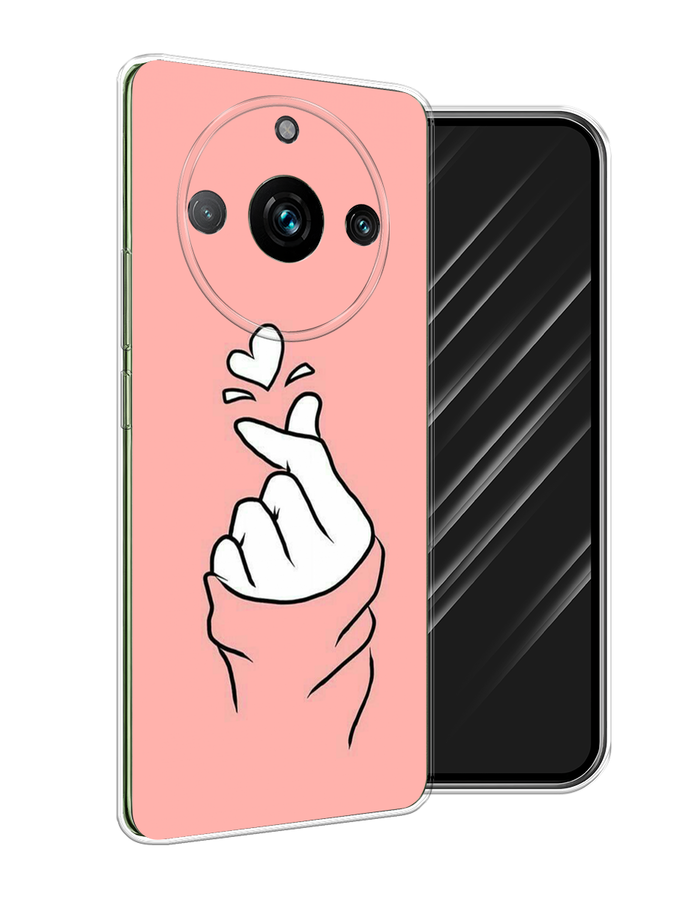 

Чехол Awog на Realme 11 Pro "Любовь-щелк", Оранжевый