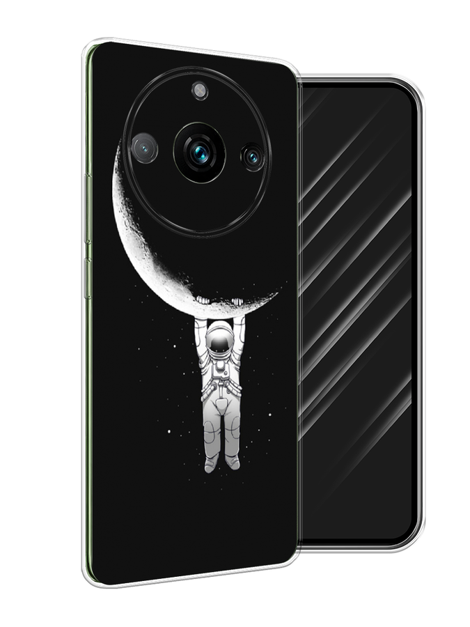 

Чехол Awog на Realme 11 Pro "Космонавт", Белый;черный