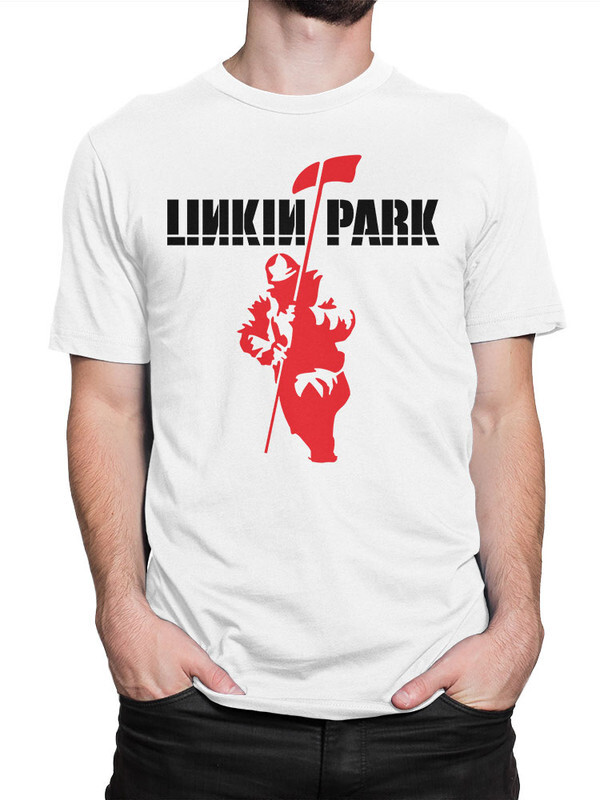 

Футболка мужская Design Heroes Linkin Park белая M, Белый, Linkin Park