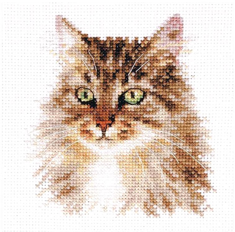 Набор для вышивания Алиса Сибирская кошка