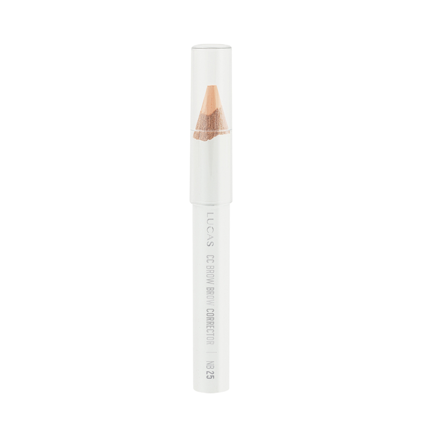 фото Карандаш консилер для бровей brow corrector cc brow "сс броу", бежевый, nb25 lucas' cosmetics