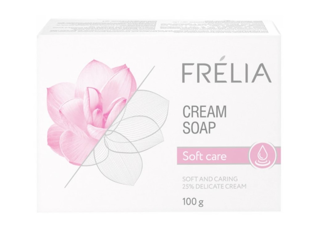 Купить Туалетное мыло Frelia Soft care 100 г