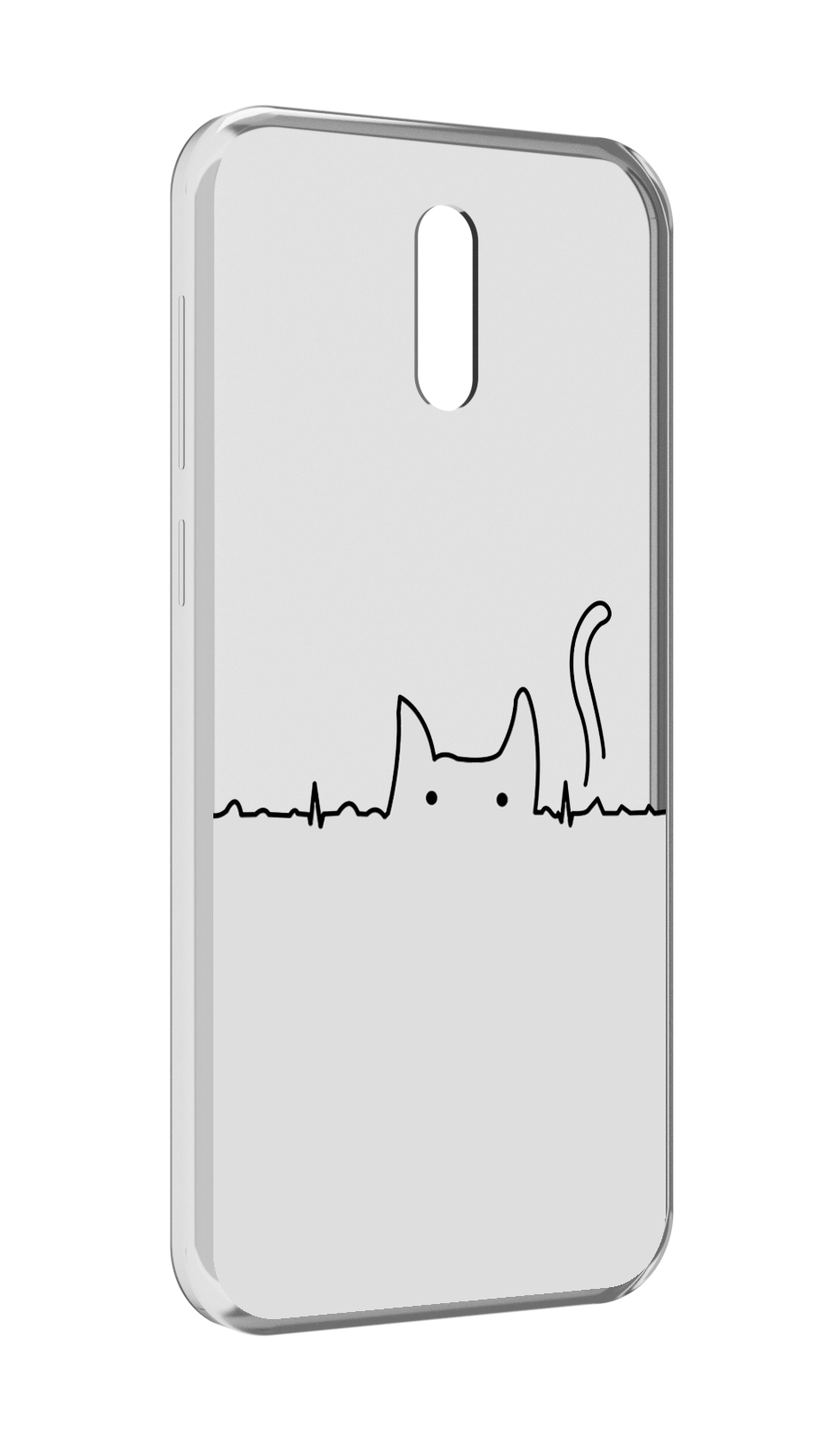 

Чехол MyPads кот-музыкальный для Alcatel 3L (2019), Прозрачный, Tocco