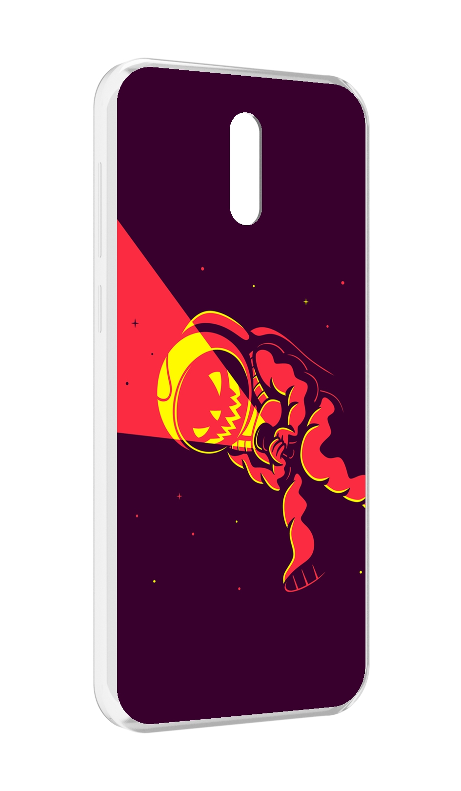 

Чехол MyPads космонавт-в-хеллуин для Alcatel 3L (2019), Прозрачный, Tocco