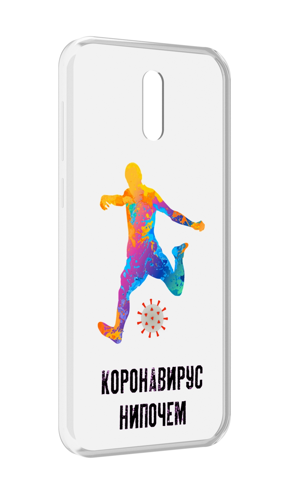 

Чехол MyPads коронавирус-нипочем для Alcatel 3L (2019), Прозрачный, Tocco