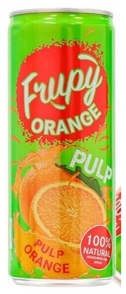 Напиток сокосодержащий Frupy Orange 250 мл