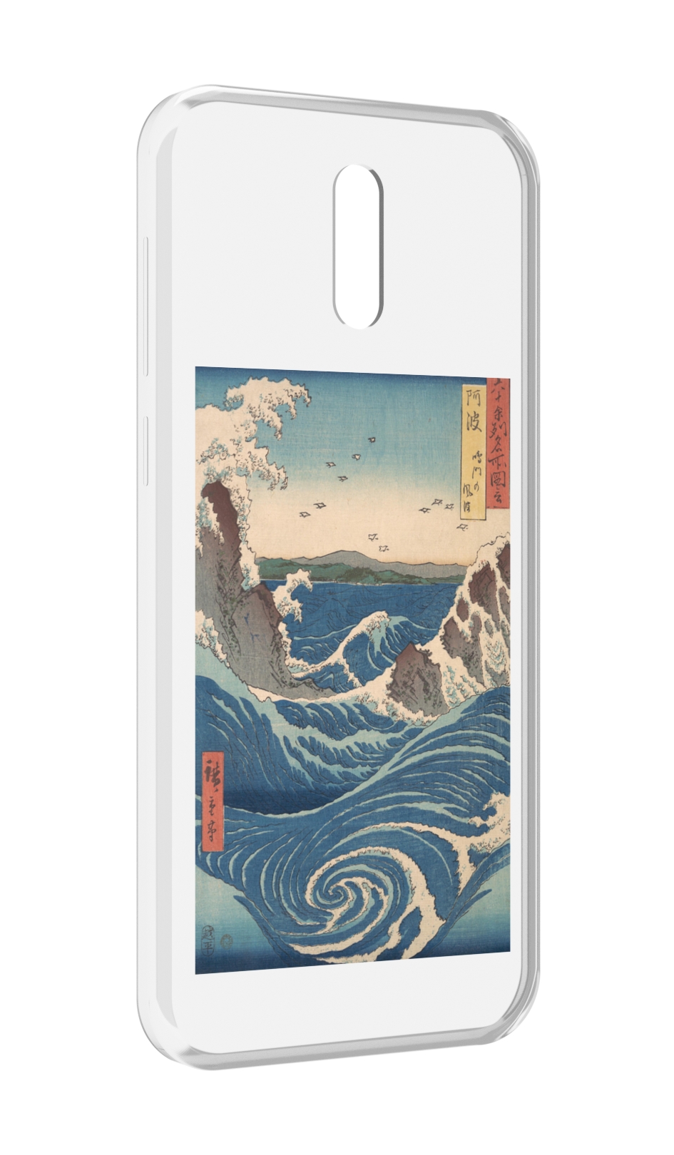 

Чехол MyPads картинка волны водоворот для Alcatel 3L (2019), Прозрачный, Tocco