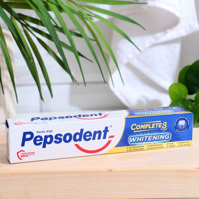 Зубная паста Pepsodent Complite 8 Whitening, Комплекс 8 Отбеливание, 75 г