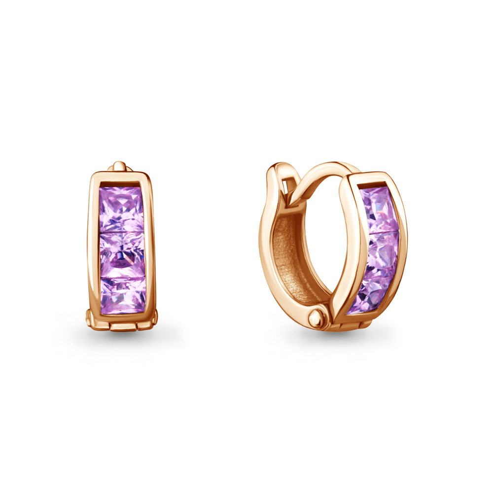 

Серьги из серебра с фианитом Aquamarine 43053Д_925_з, 43053Д_925_з