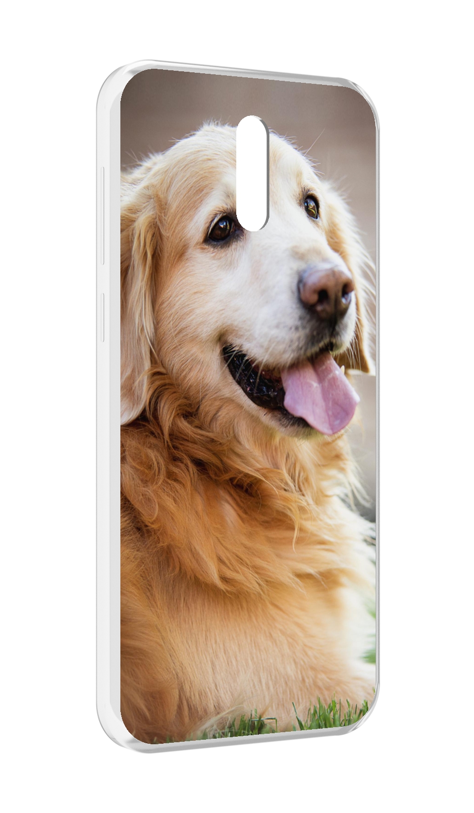 

Чехол MyPads золотистыи ретривер для Alcatel 3L (2019), Прозрачный, Tocco