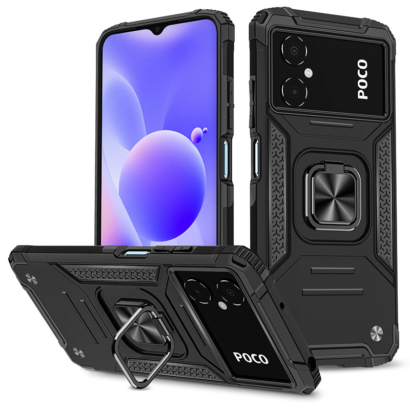 

Противоударный чехол Legion Case для Xiaomi Poco M4 5G, черный, Legion Case